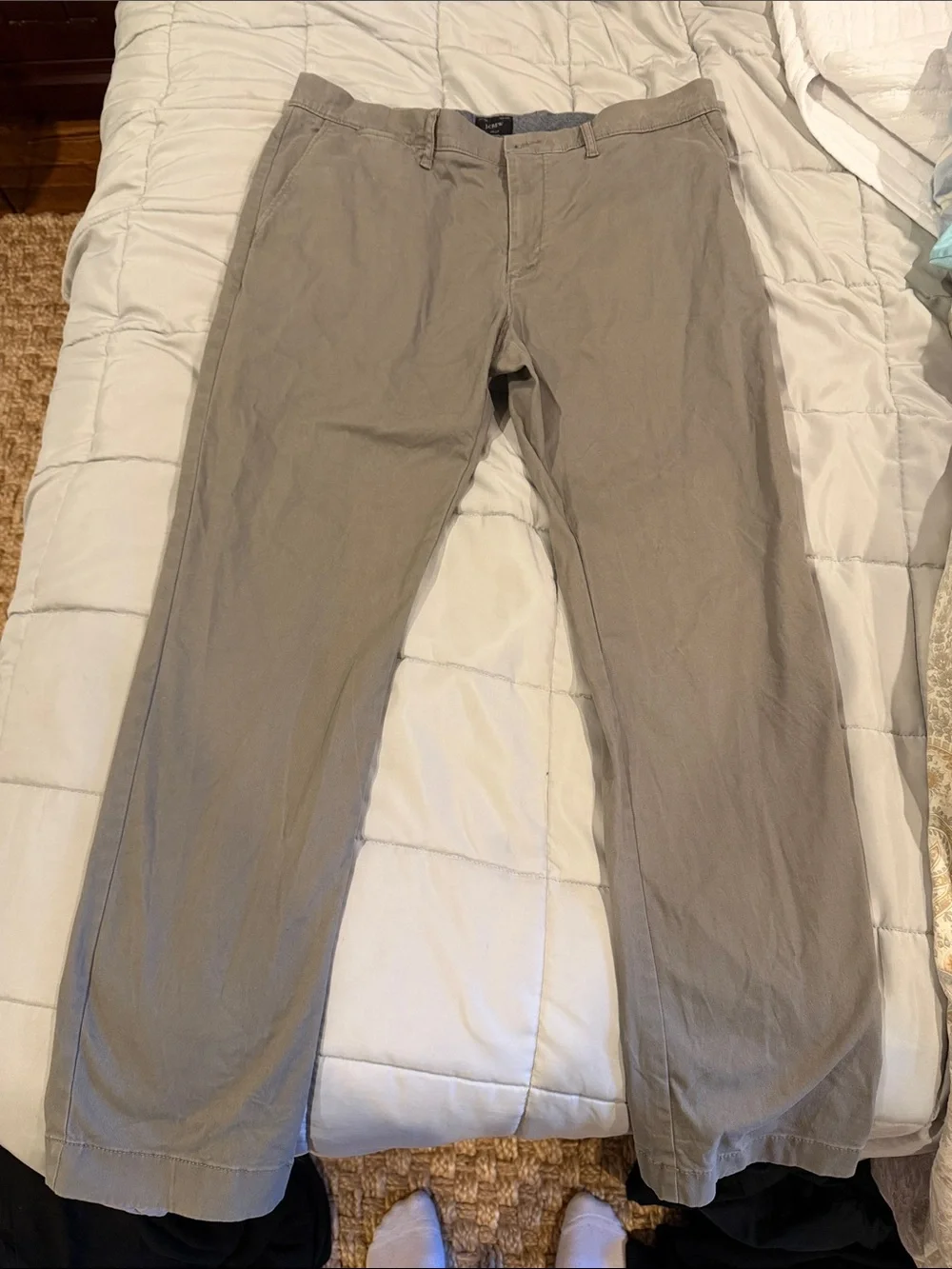 J. Crew Men's Chinos in Light Khaki